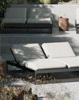 Atlantic Double Chaise Anthracite