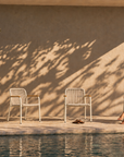 Barbados Stacking Bistro Chair Off-White
