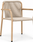 Barbados Stacking Bistro Chair Brown