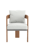 A grade teak outdoor dining chair
