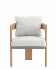 A grade teak outdoor dining chair