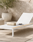 Laguna Chaise Lounge - White