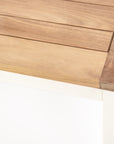 Barbados 82" Dining Table White
