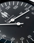 Black 5" Dial Thermometer/Hygrometer