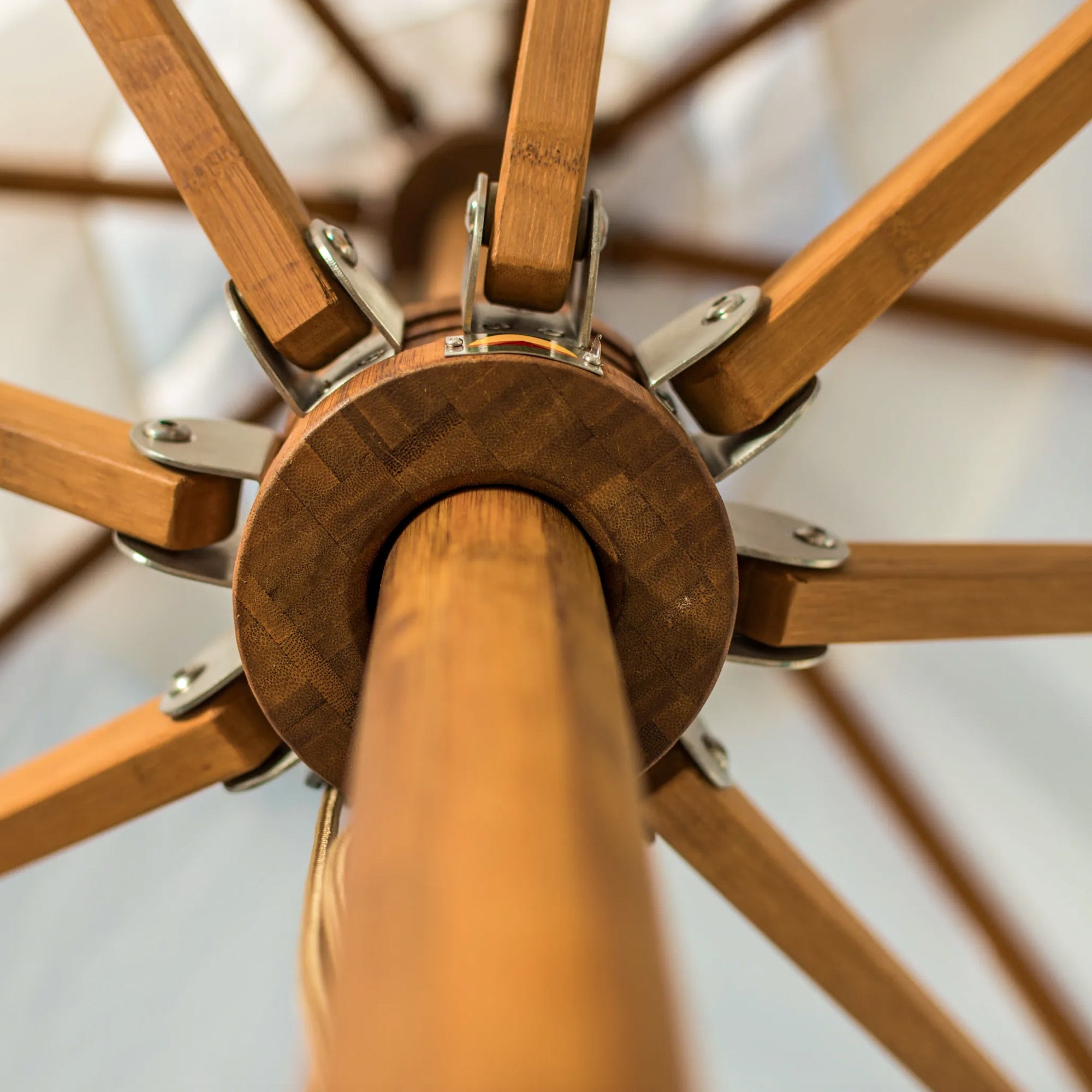 Levante Bamboo Center Pole Umbrella (Base Not Included)