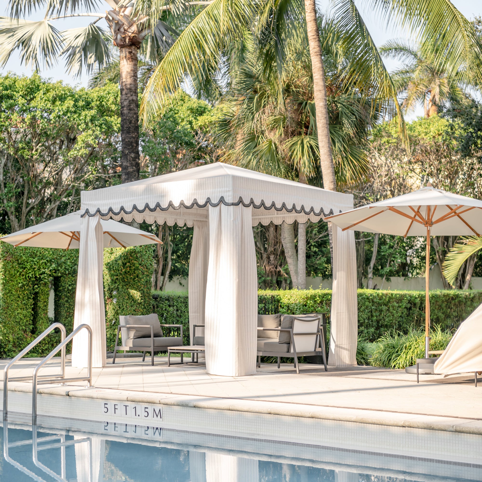 Levante Bamboo Center Pole Umbrella (Base Not Included)