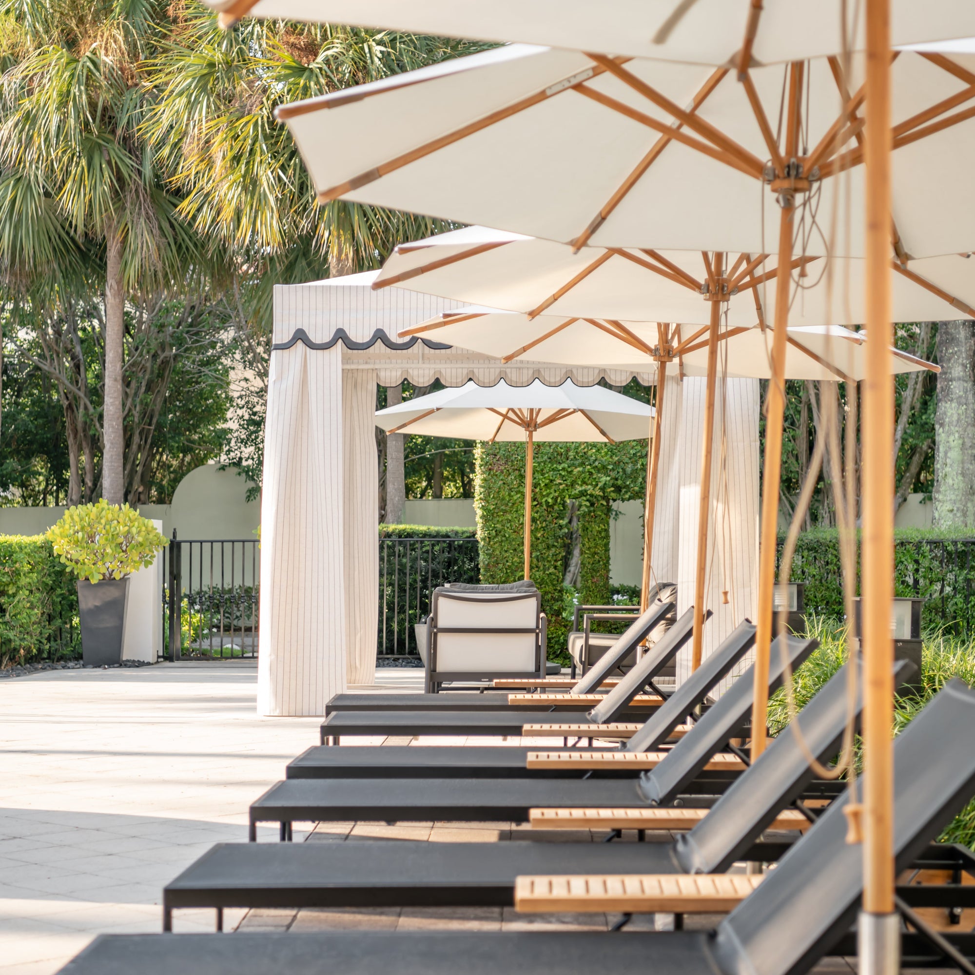 Levante Bamboo Center Pole Umbrella (Base Not Included)