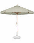 10' Teak Market Umbrella Refresh Hedge