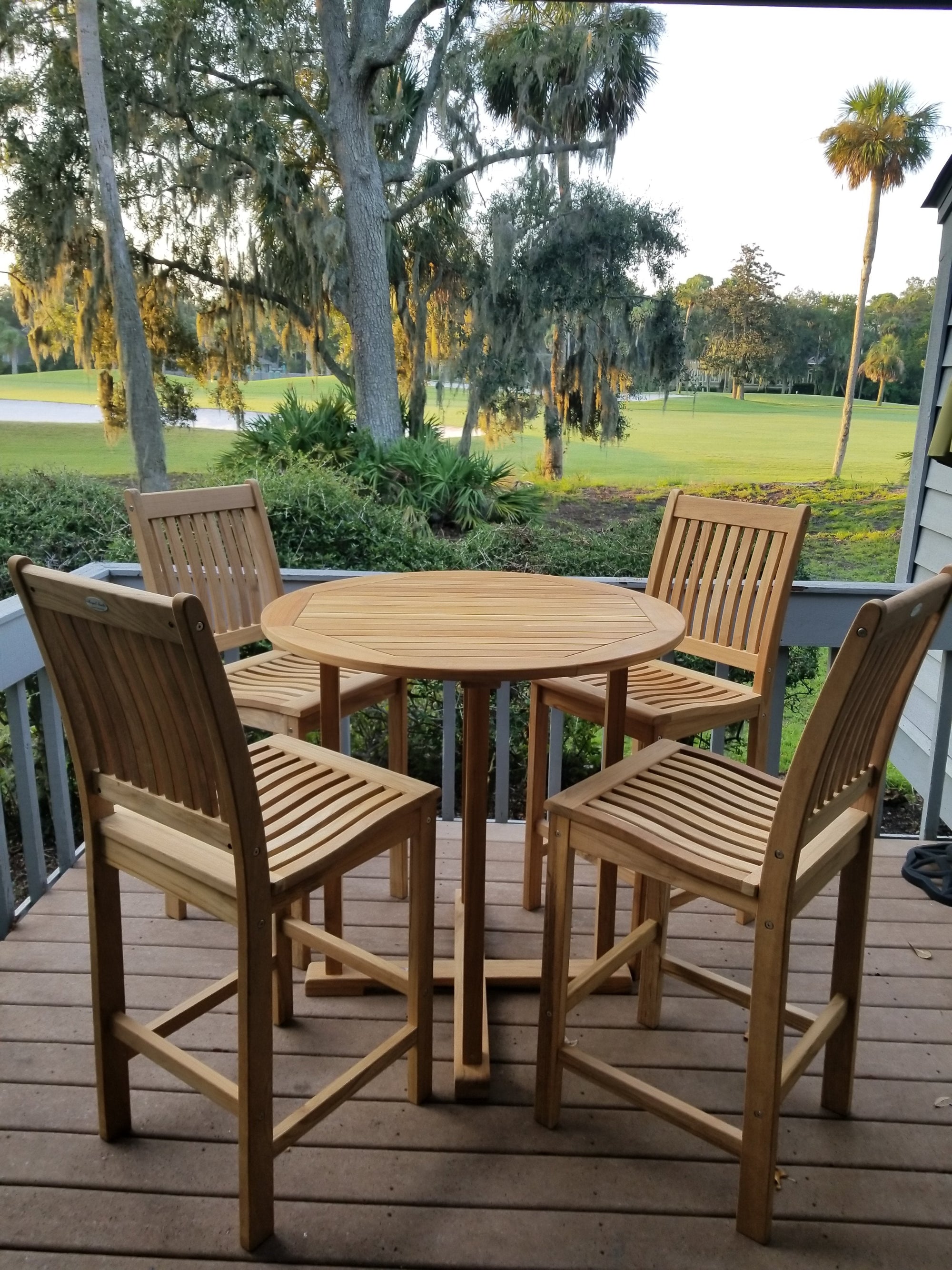 Captain Bar Chair by Teak + Table