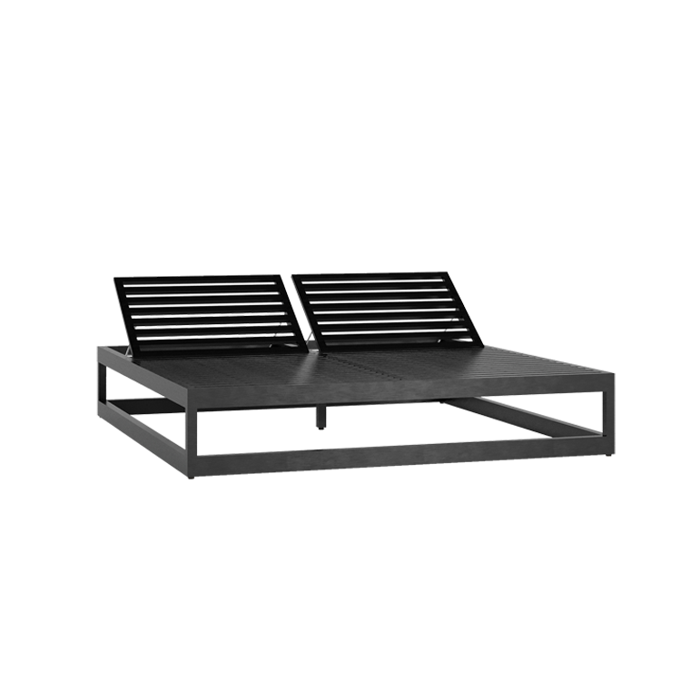 Atlantic Double Chaise Anthracite