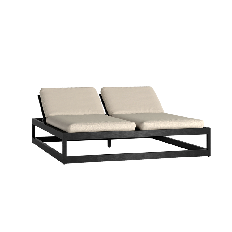 Atlantic Double Chaise Anthracite