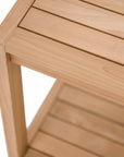 A Grade Teak Side Table WIth Shelf