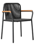 Barbados Stacking Bistro Chair Anthracite