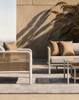 Barbados Club Chair Woven/White