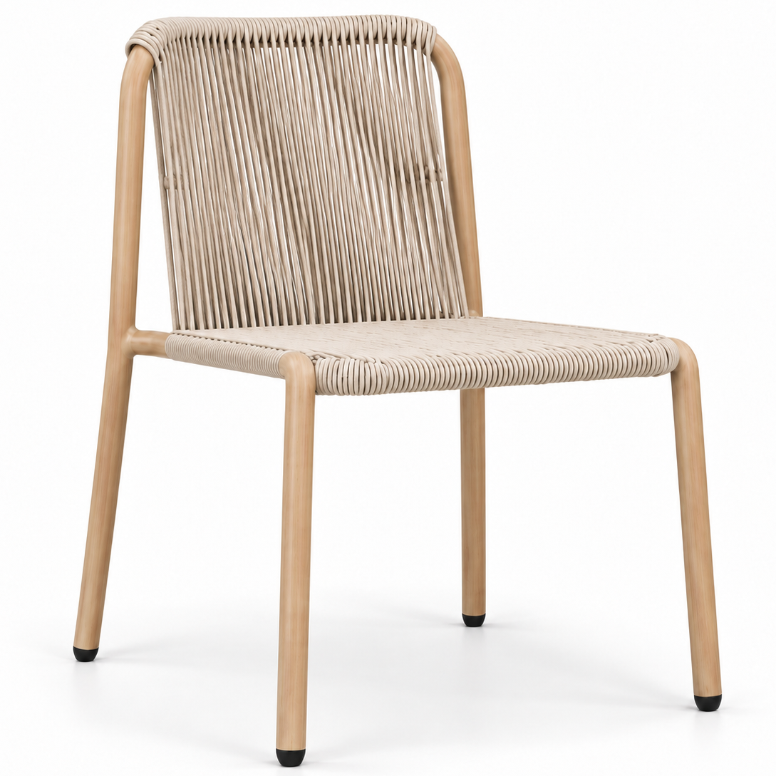 Barbados Stacking Bistro Side Chair Brown