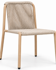 Barbados Stacking Bistro Side Chair Brown