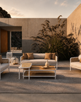 Barbados Club Chair Woven/White