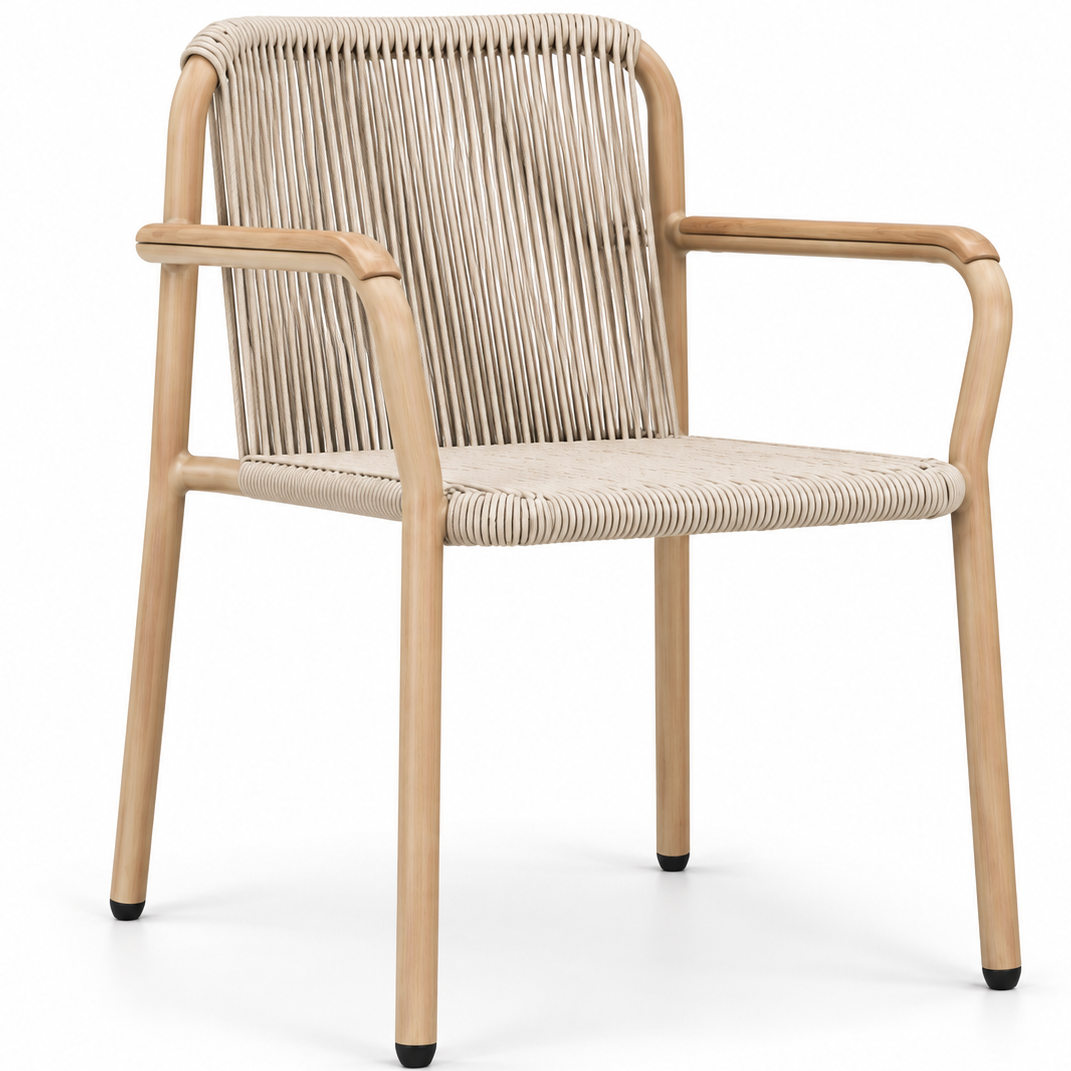 Barbados Stacking Bistro Chair Brown