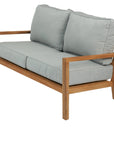 Pacific Loveseat Gray by Teak + Table