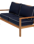 Pacific Loveseat Navy by Teak + Table