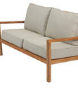 Pacific Loveseat White by Teak + Table