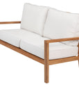 Pacific Loveseat White by Teak + Table