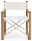 Teak Director Chair White