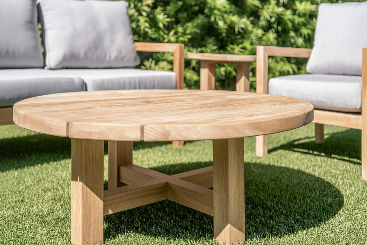 Friday Round Coffee Table 42" Round x 16.5”H by Prado Outdor 