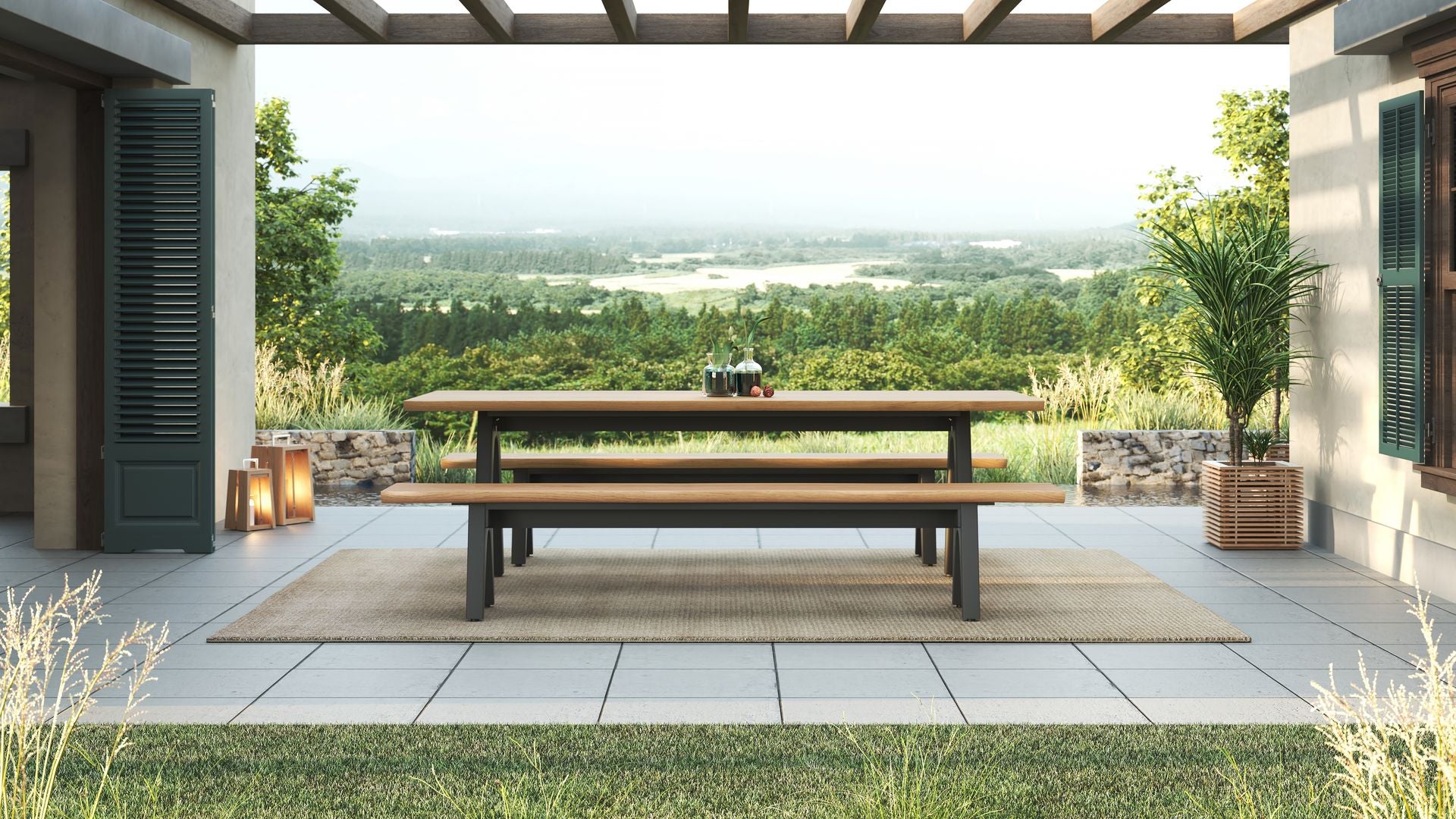 Sado 95&quot; Bench