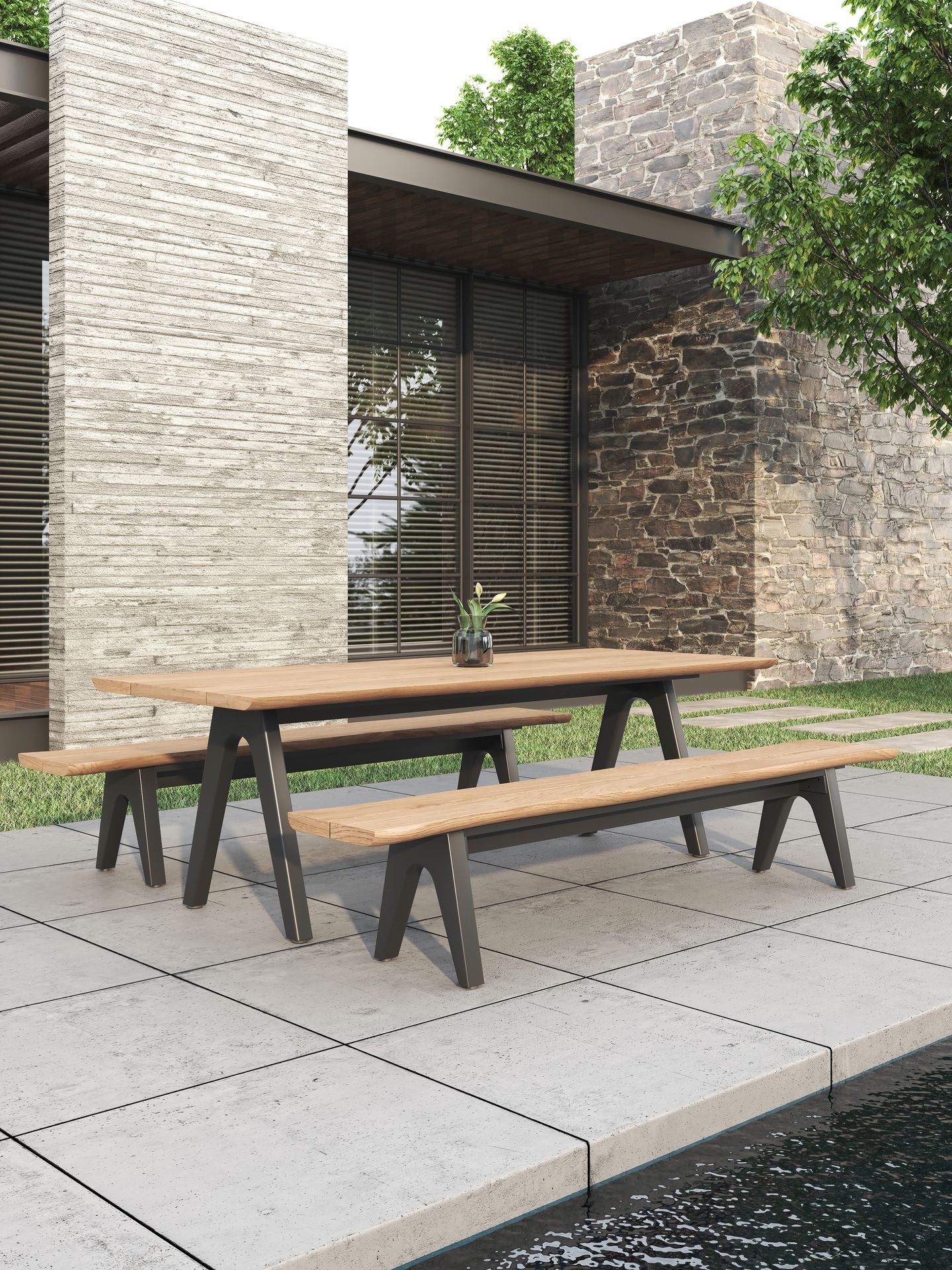 Sado 95&quot; Bench