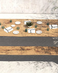 Sado 133" Bench
