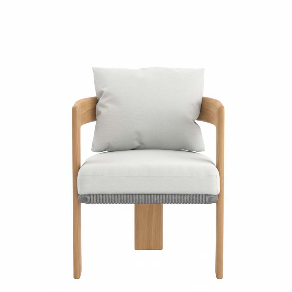 A grade teak outdoor dining chair