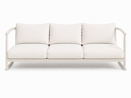 Karl Aluminum Sofa Off-White, outdoor sofa by Prado Outdoor