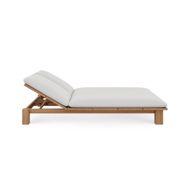 Faro Double Chaise, outdoor chaise lounge by Prado Outdoor