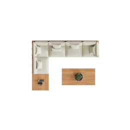 Faro SM Sectional, outdoor sofa by Prado Outdoor