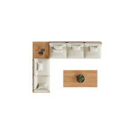 Faro Sectional, outdoor sofa by Prado Outdoor