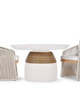 Kos Weave Round Dining Table
