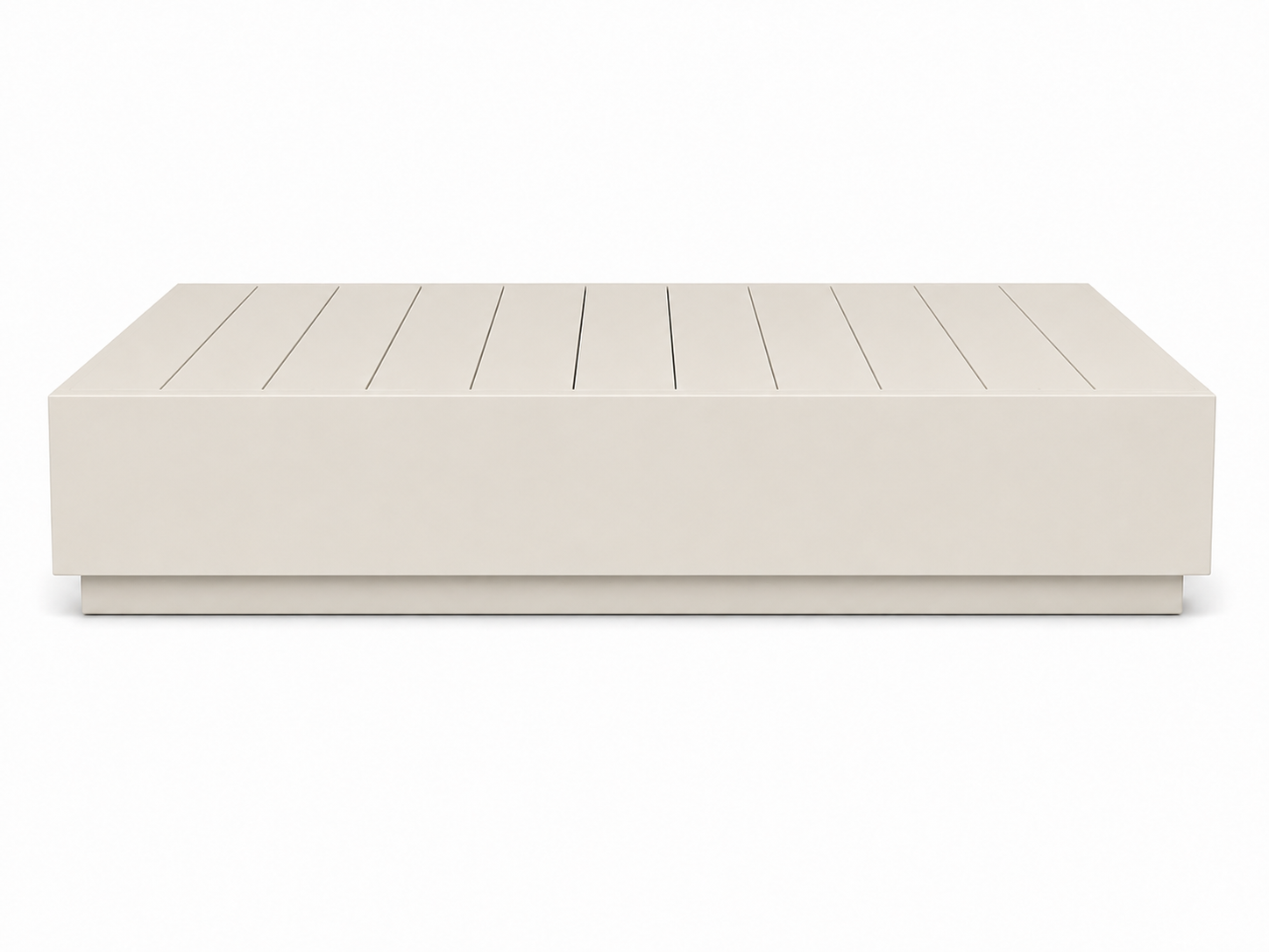 Mara Aluminum Coffee Table Off-White
