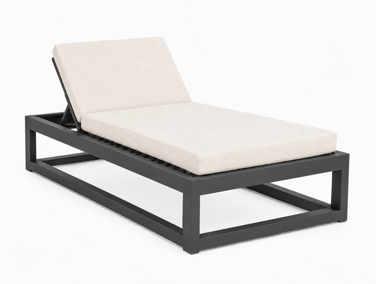 Mara Aluminum Oversized Chaise Lounge Anthracite