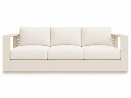 Mara Aluminum Sofa Off-White, outdoor sofa by Prado Outdoor