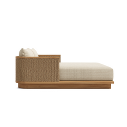Maui Double Chaise, outdoor chaise lounge by Prado Outdoor