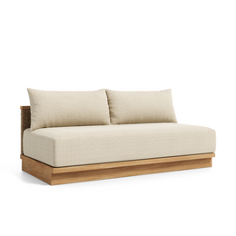 Maui Armless 2 Seater, outdoor sofa by Prado Outdoor