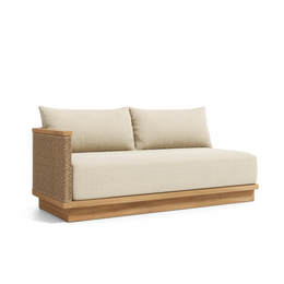 Maui Right Arm 2 Seater, outdoor sofa by Prado Outdoor