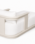 Munich Aluminum Chaise Lounge Off-White