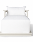 Munich Aluminum Chaise Lounge Off-White