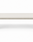 Munich Aluminum Rectangular Coffee Table Off-White