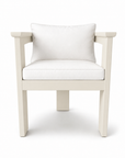 Munich Aluminum Dining Chair Off-White
