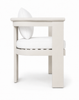 Munich Aluminum Dining Chair Off-White
