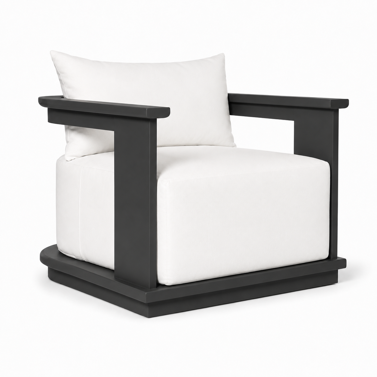 Munich Aluminum Lounge Chair Anthracite