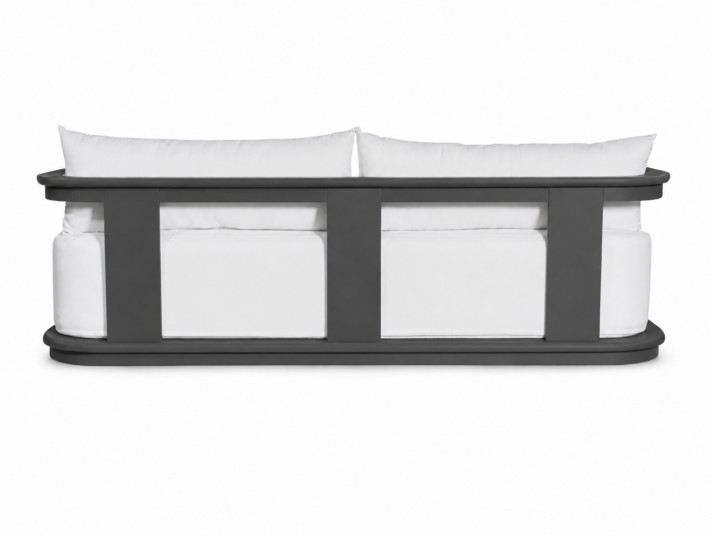 Munich Aluminum Sofa Anthracite